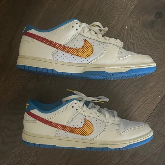 Nike Men’s size 11.5 Dunk Low SE Harlem Globetrotters - Picture 2 of 5